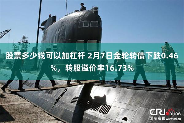 股票多少钱可以加杠杆 2月7日金轮转债下跌0.46%，转股溢价率16.73%