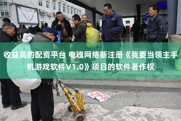 收益高的配资平台 电魂网络新注册《我要当领主手机游戏软件V1.0》项目的软件著作权